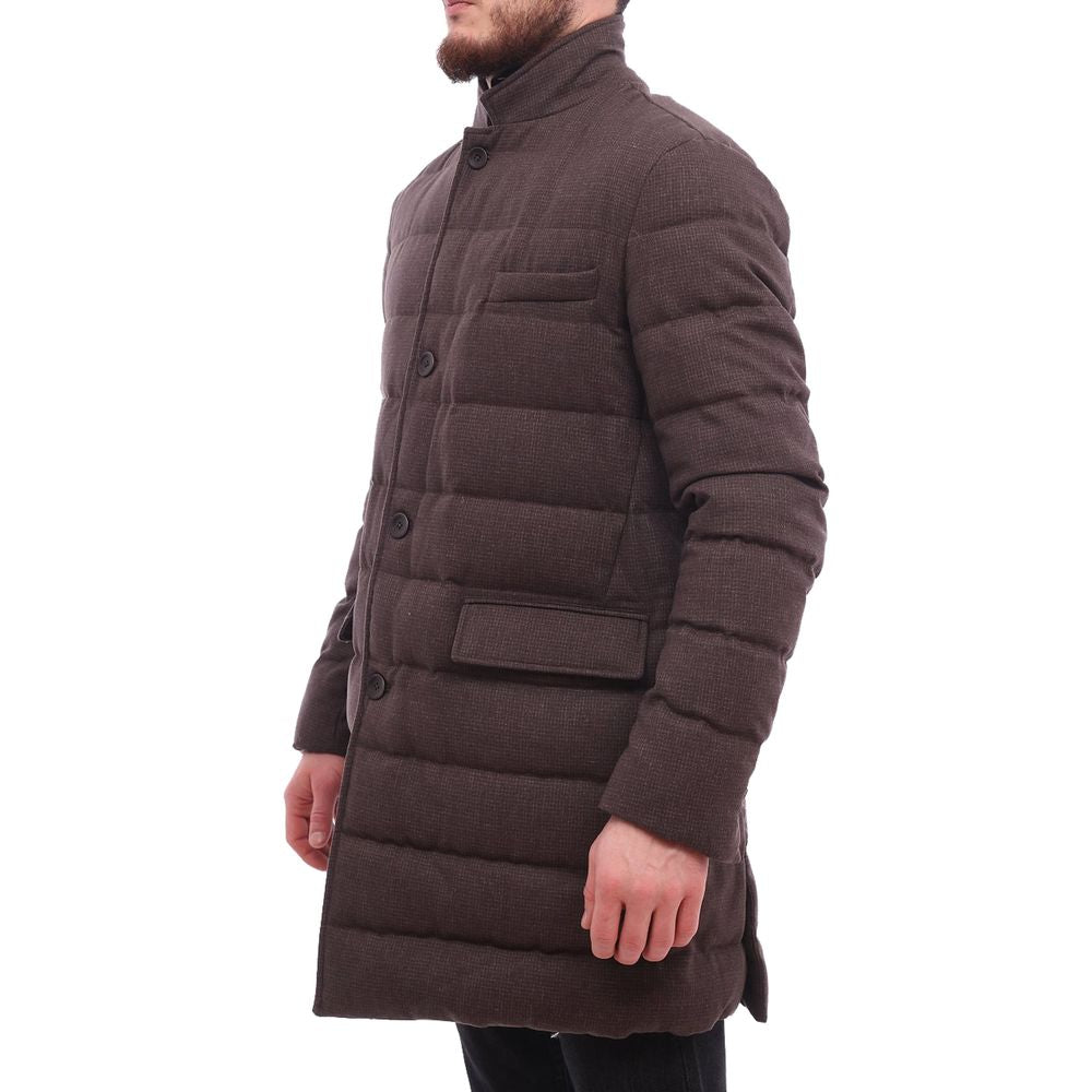 Jachetă Herno din lână maro