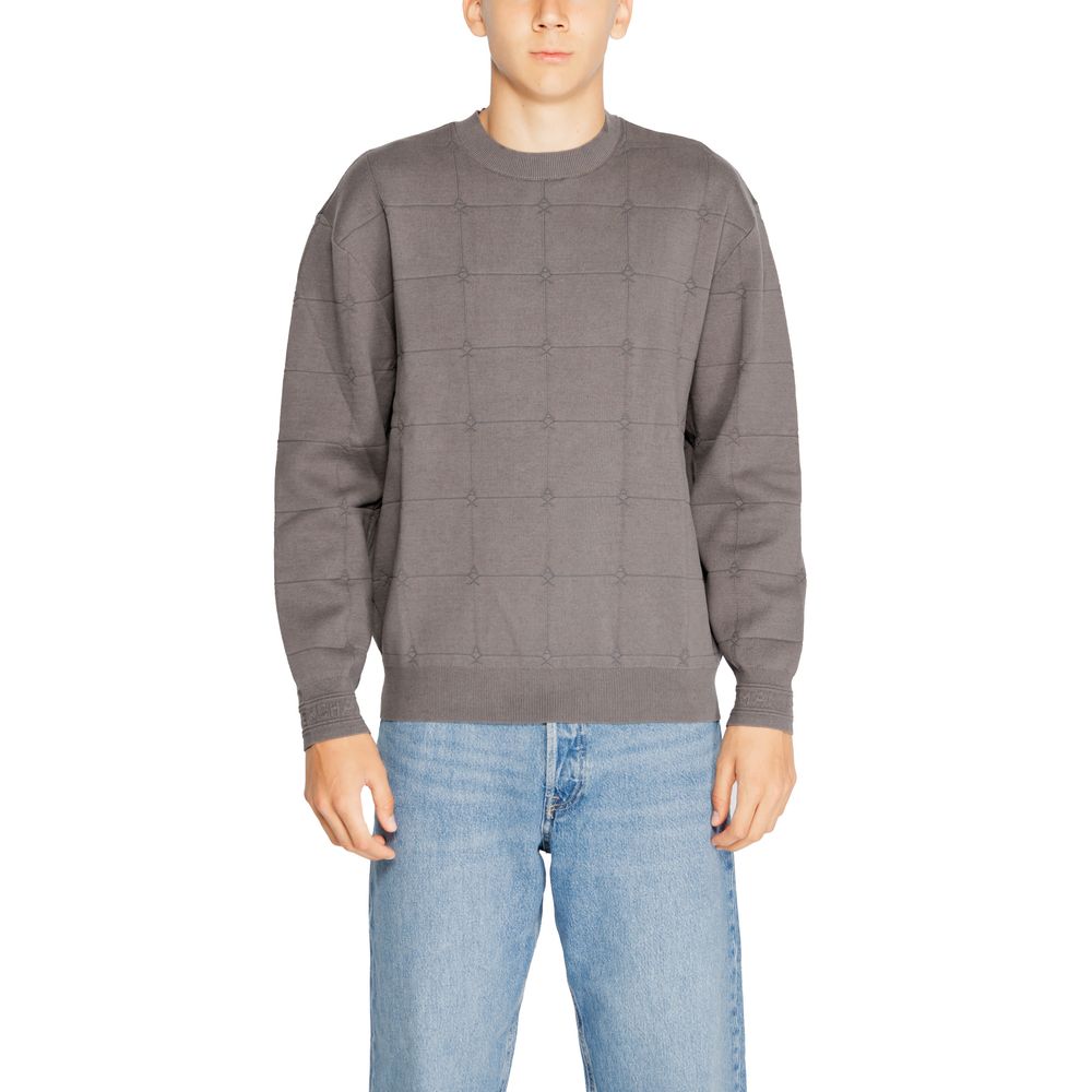 Tricou Armani Exchange gri din bumbac