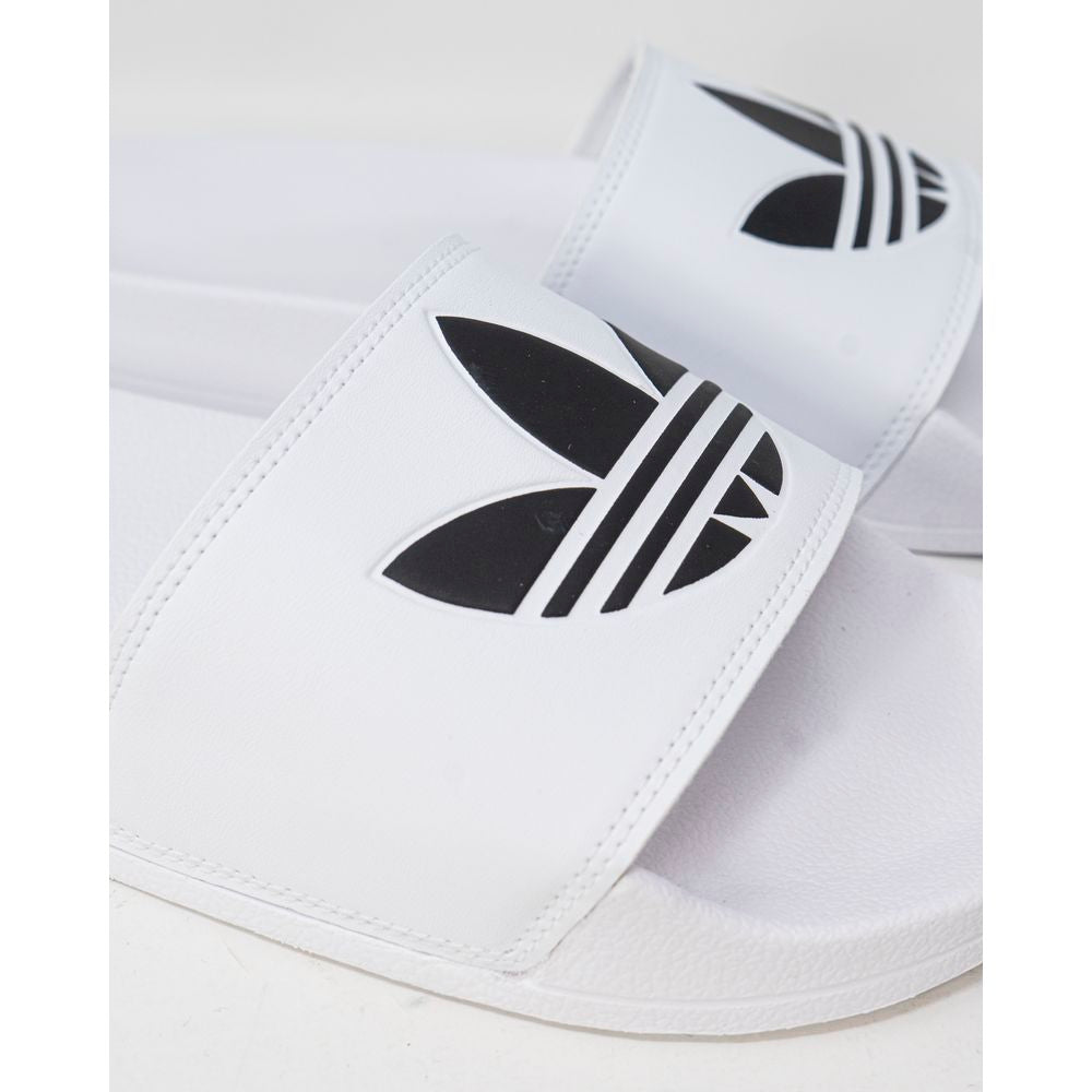 Papuci Adidas din poliester alb