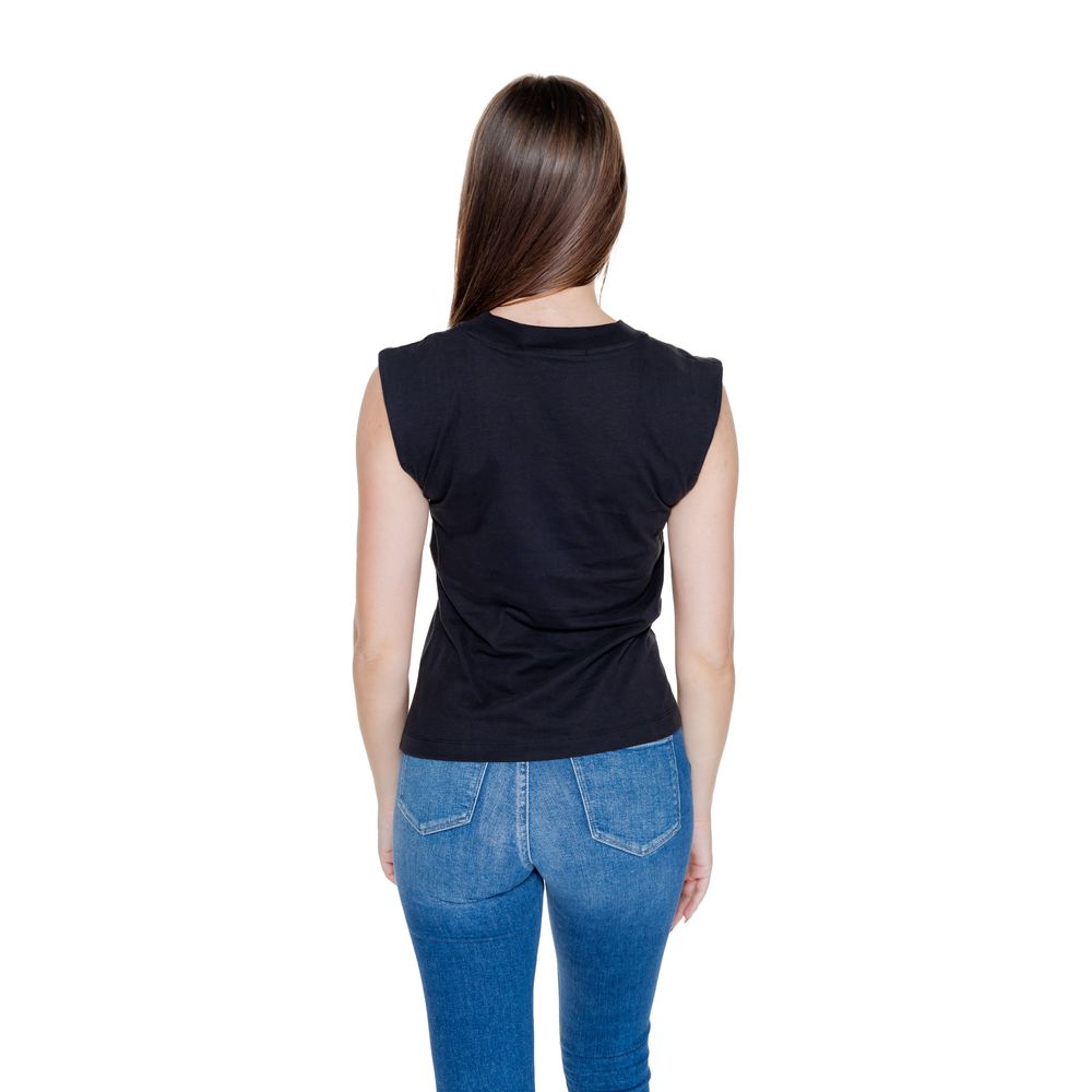 Bluze și tricou Calvin Klein Jeans din bumbac negru
