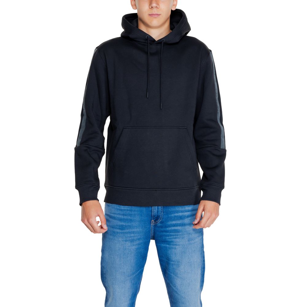 Pulover Calvin Klein Jeans negru din bumbac