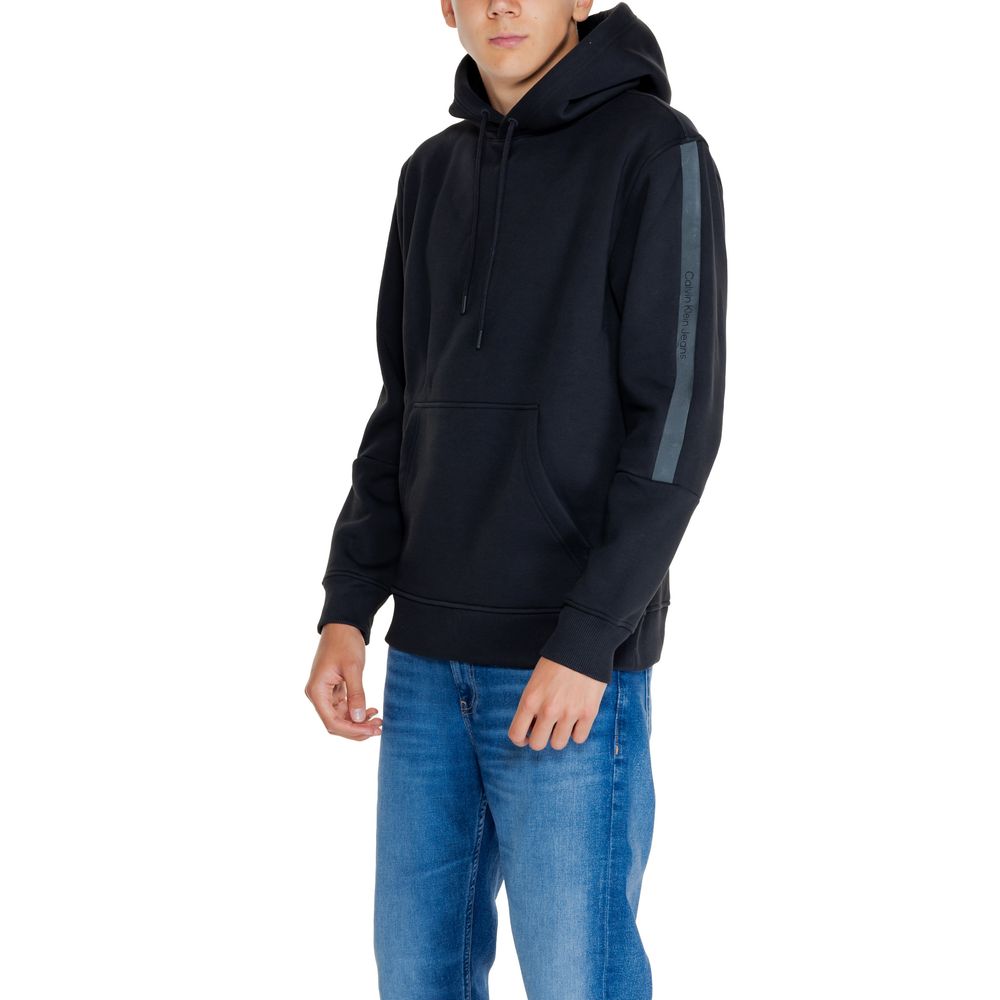 Pulover Calvin Klein Jeans negru din bumbac