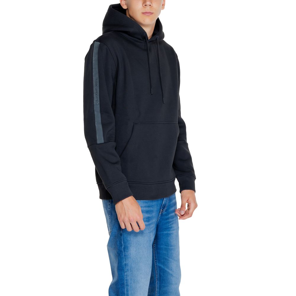 Pulover Calvin Klein Jeans negru din bumbac
