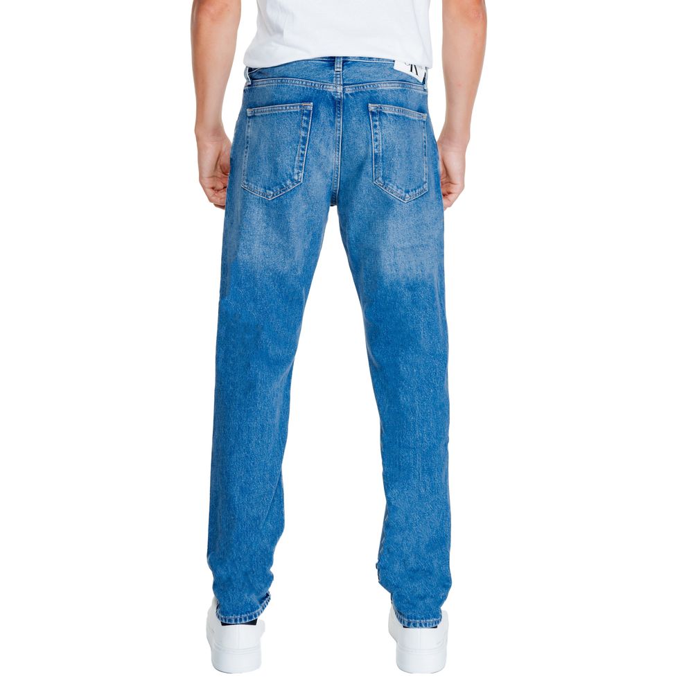 Calvin Klein Jeans Light Blue Cotton Relaxed Fit Jean