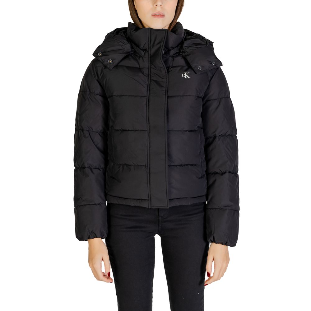 Calvin Klein Jeans – Schwarze Jacken und Mäntel aus recyceltem Polyester