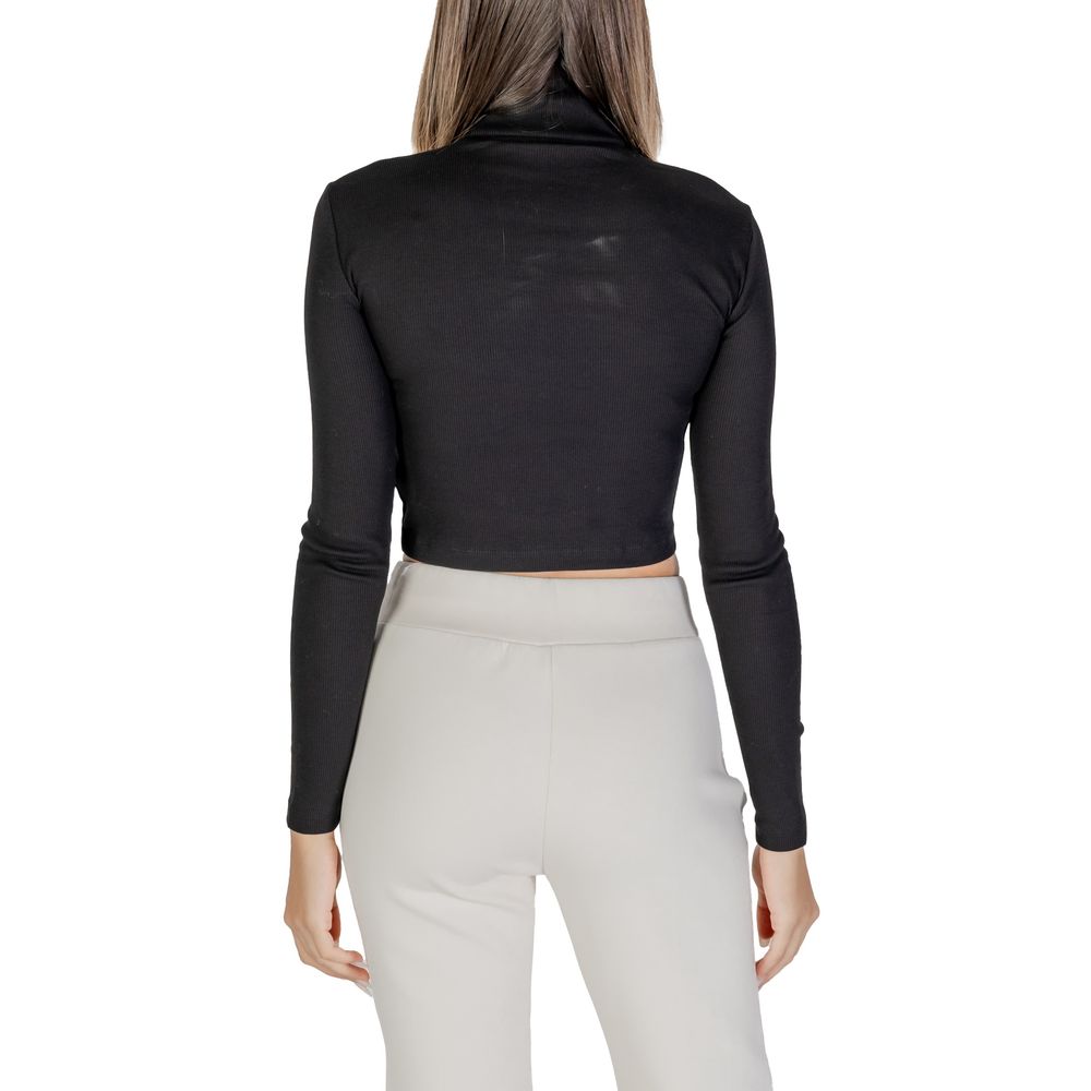 Bluze și tricou Calvin Klein Jeans din bumbac negru