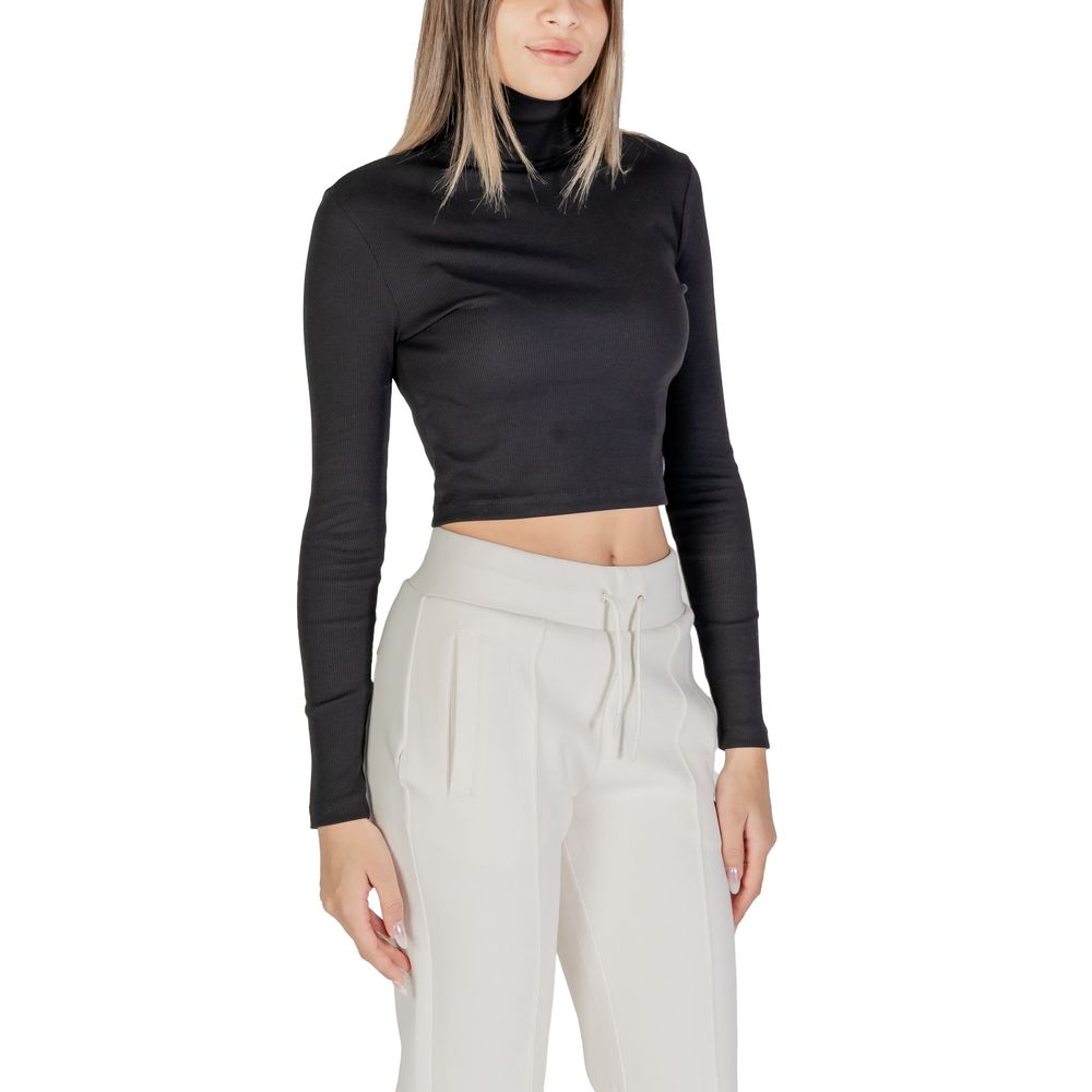 Bluze și tricou Calvin Klein Jeans din bumbac negru