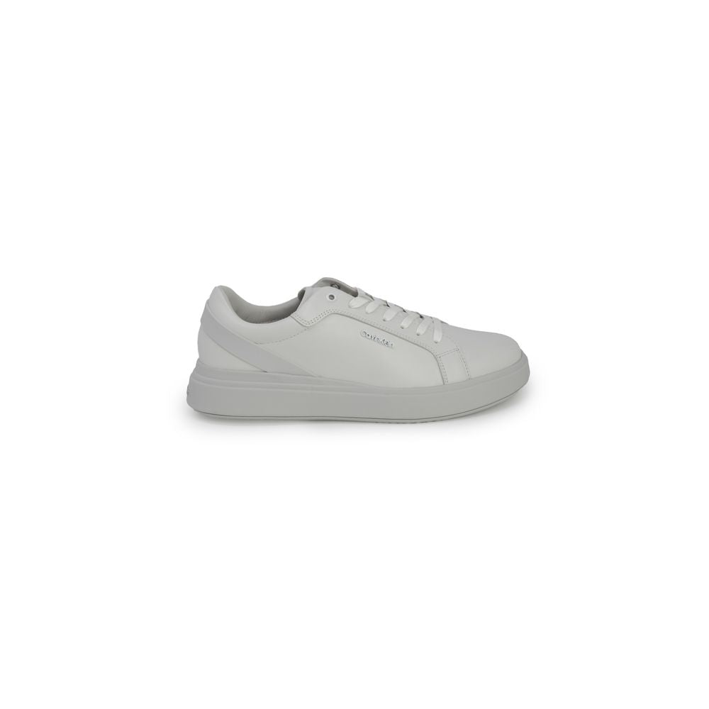 Calvin Klein Graue Ledersneaker