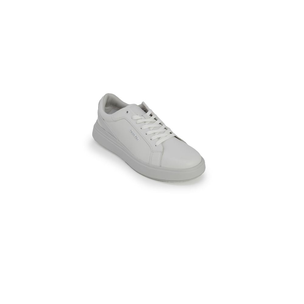 Calvin Klein Graue Ledersneaker