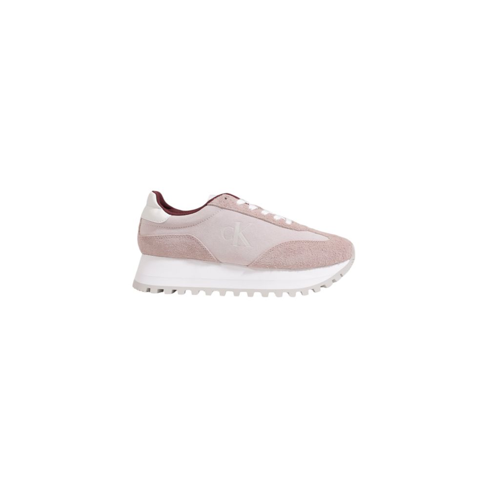 Calvin Klein Lila Ledersneaker