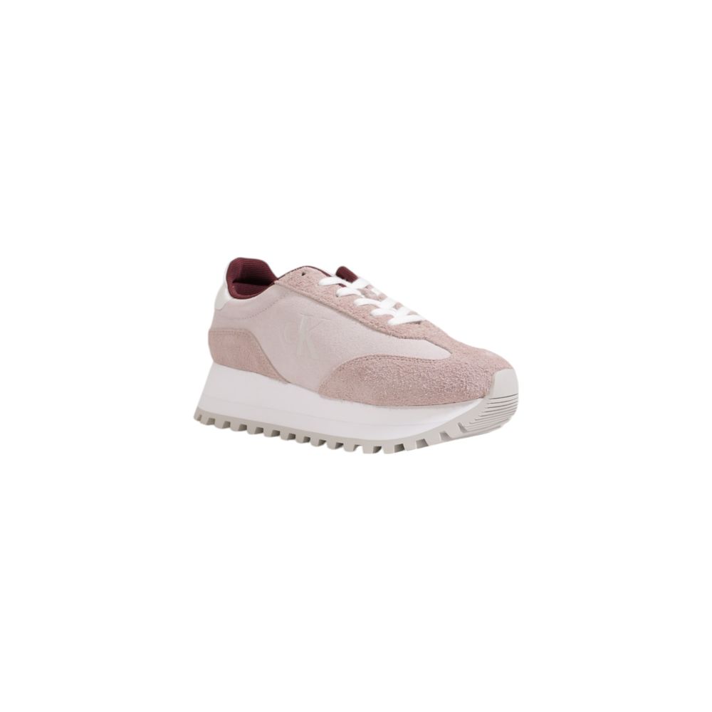 Calvin Klein Lila Ledersneaker