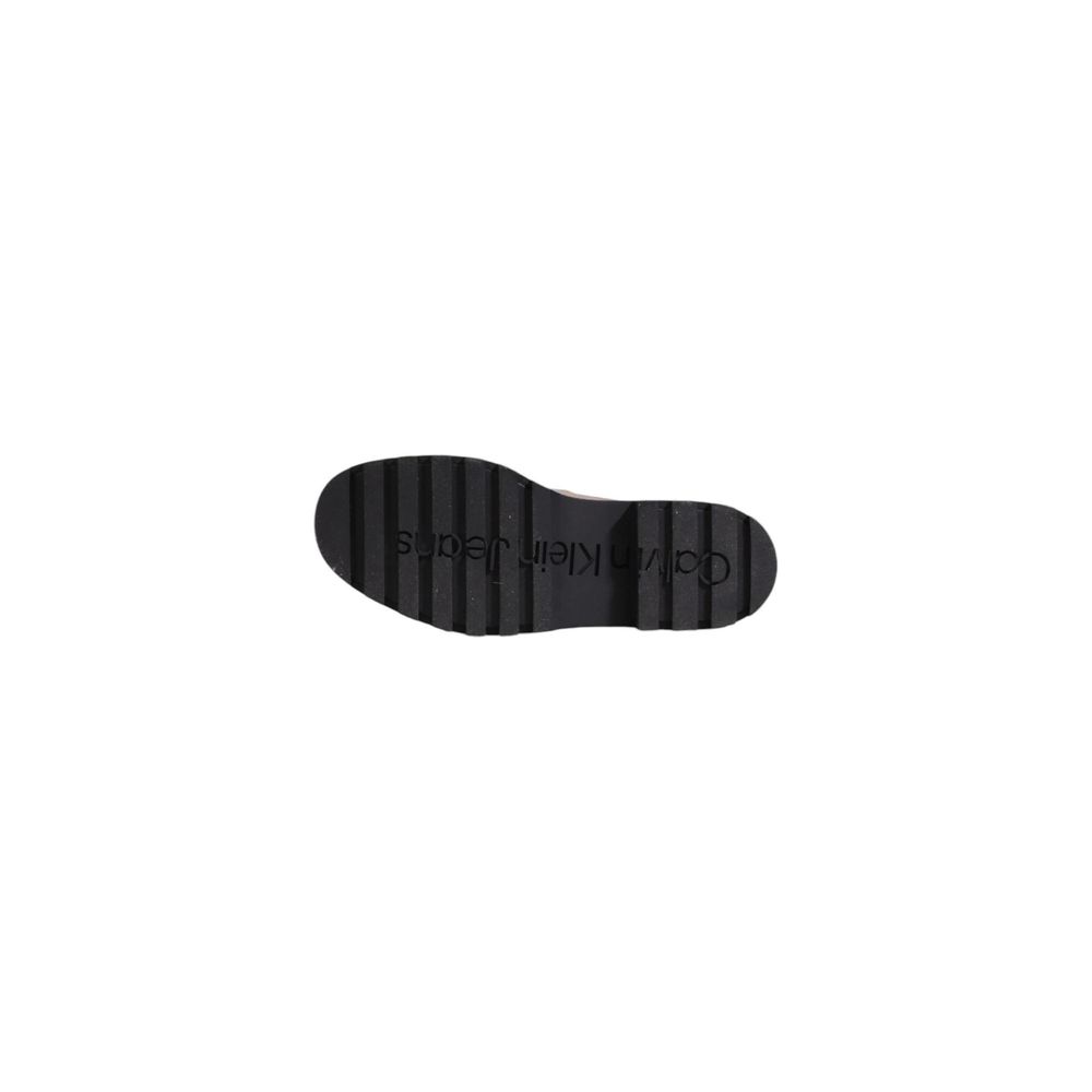 Calvin Klein – Graue Stiefel aus recyceltem Polyester