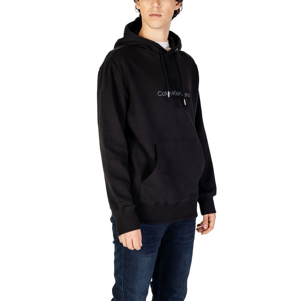 Pulover Calvin Klein Jeans negru din bumbac