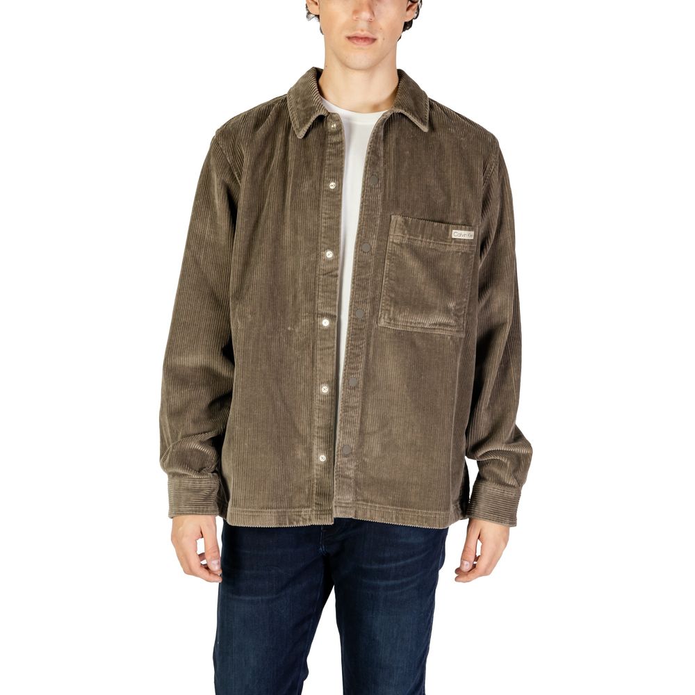 Graues Baumwollhemd von Calvin Klein Jeans