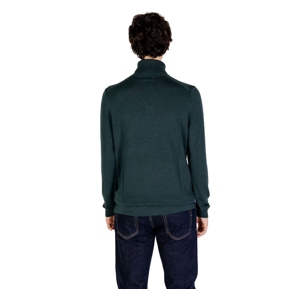 Pulover verde din lână Calvin Klein