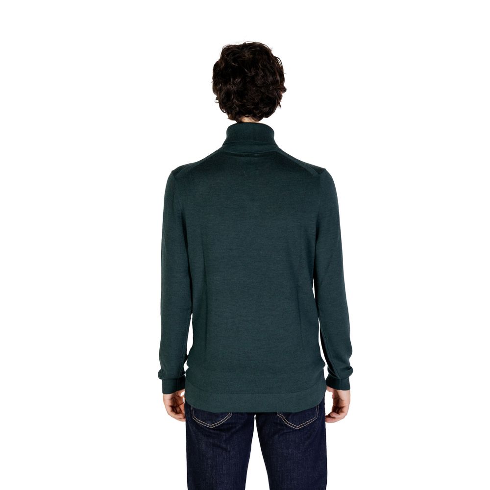 Pulover verde din lână Calvin Klein