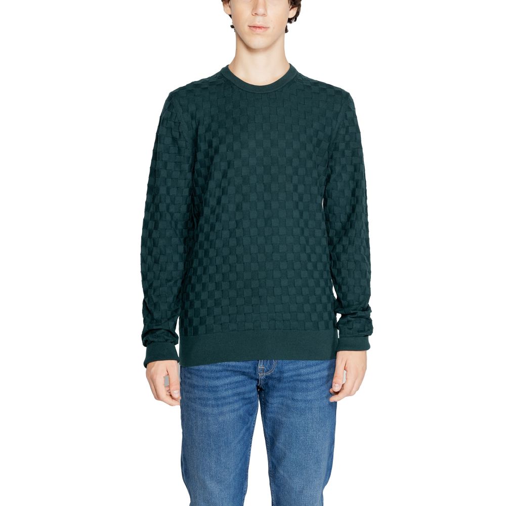 Tricou Calvin Klein verde din bumbac organic