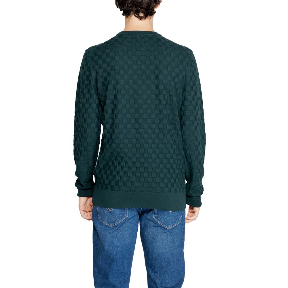 Tricou Calvin Klein verde din bumbac organic