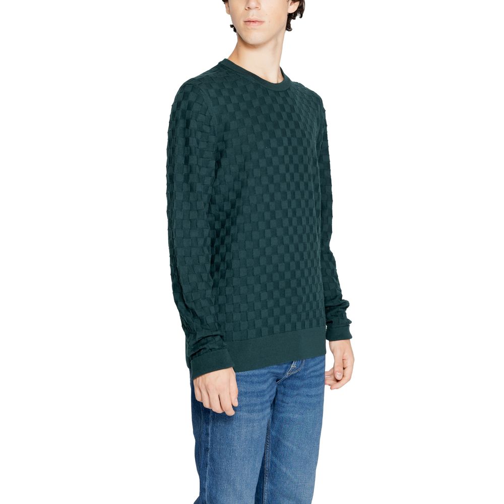 Tricou Calvin Klein verde din bumbac organic