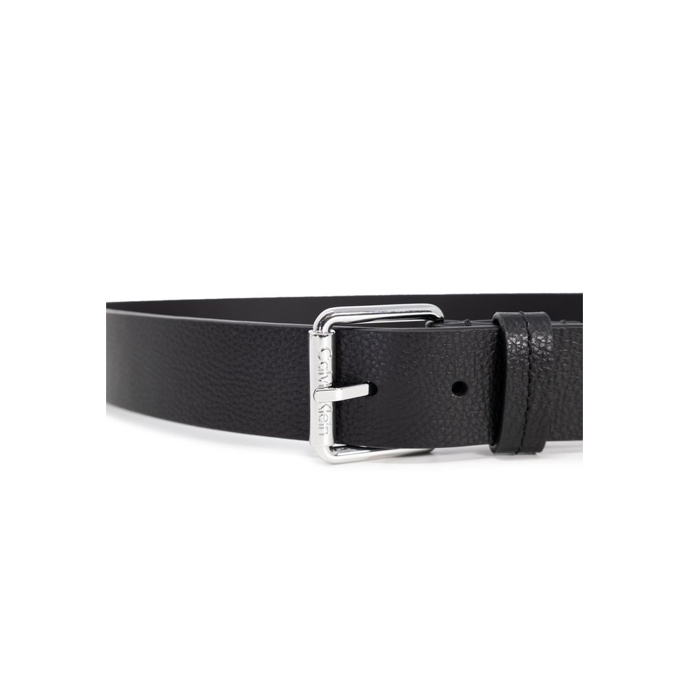 Curea din piele neagră Calvin Klein