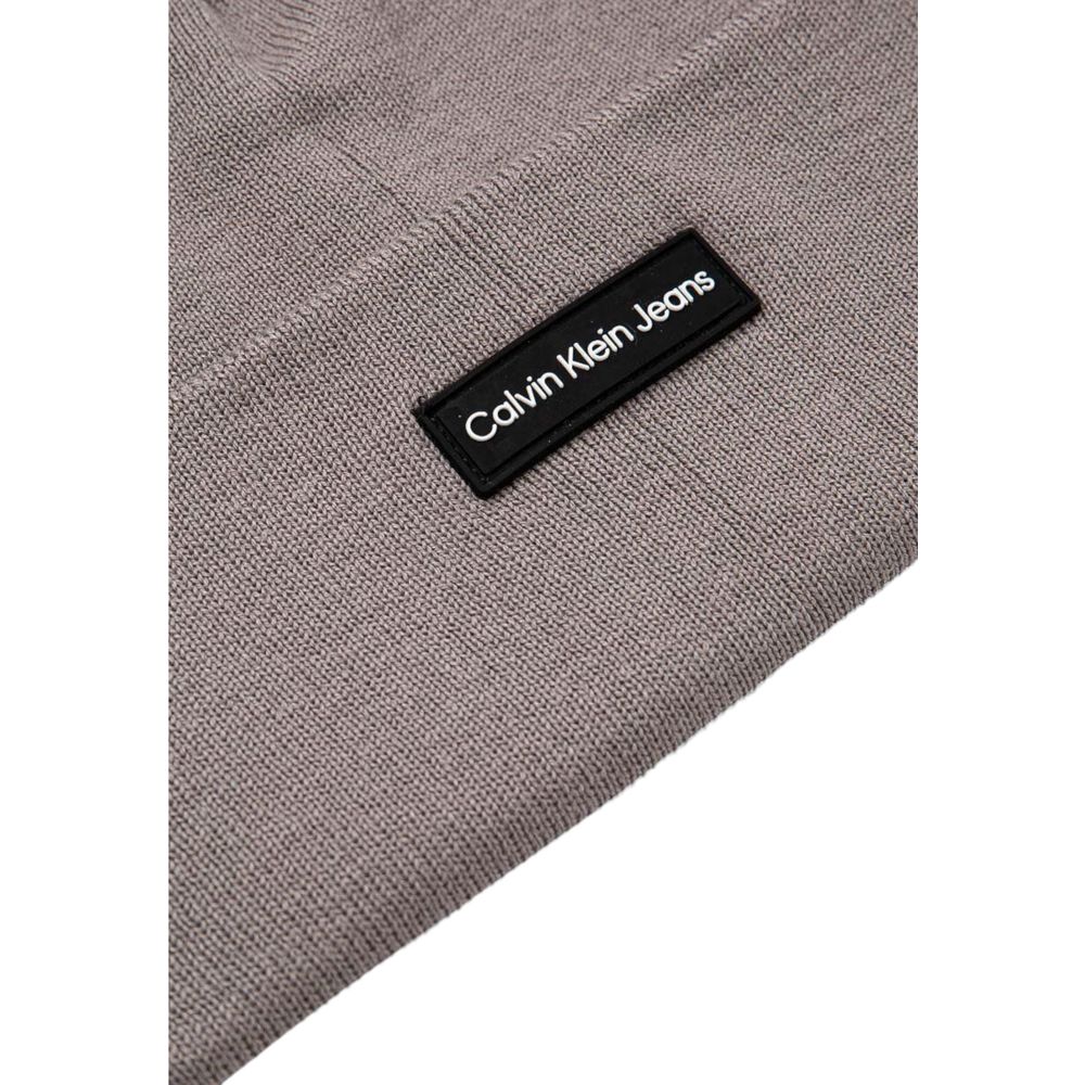 Pălării și șepci Calvin Klein gri din poliester reciclat