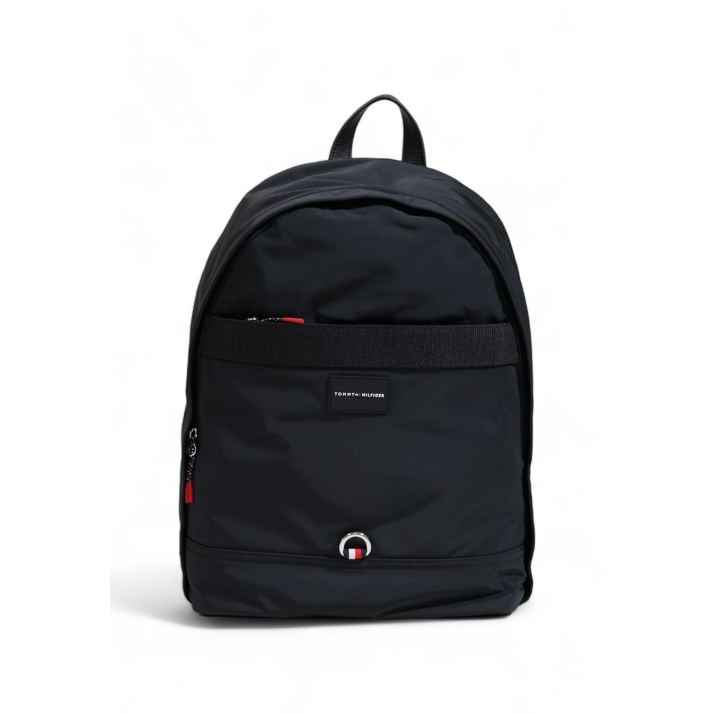 Tommy Hilfiger – Schwarzer Rucksack aus recyceltem Polyester