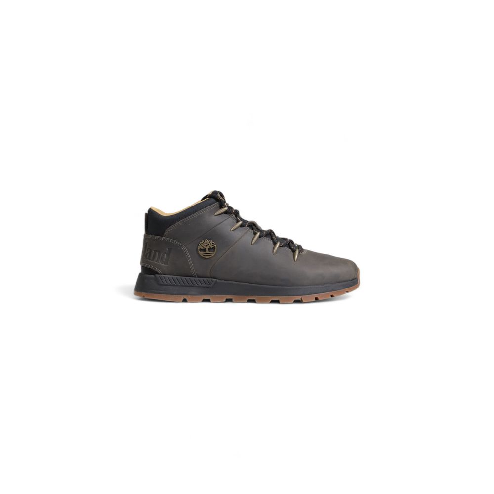 Timberland – Graue Sneaker aus recyceltem Leder