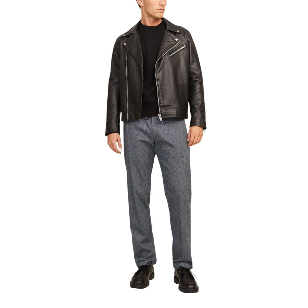 Jack Jones Gray Cotton Pant