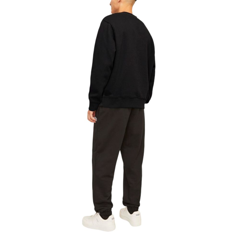 Pulover Jack Jones negru din bumbac