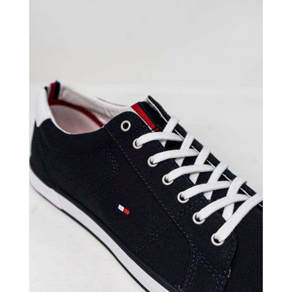 Tommy Hilfiger – Blaue Baumwoll-Sneaker
