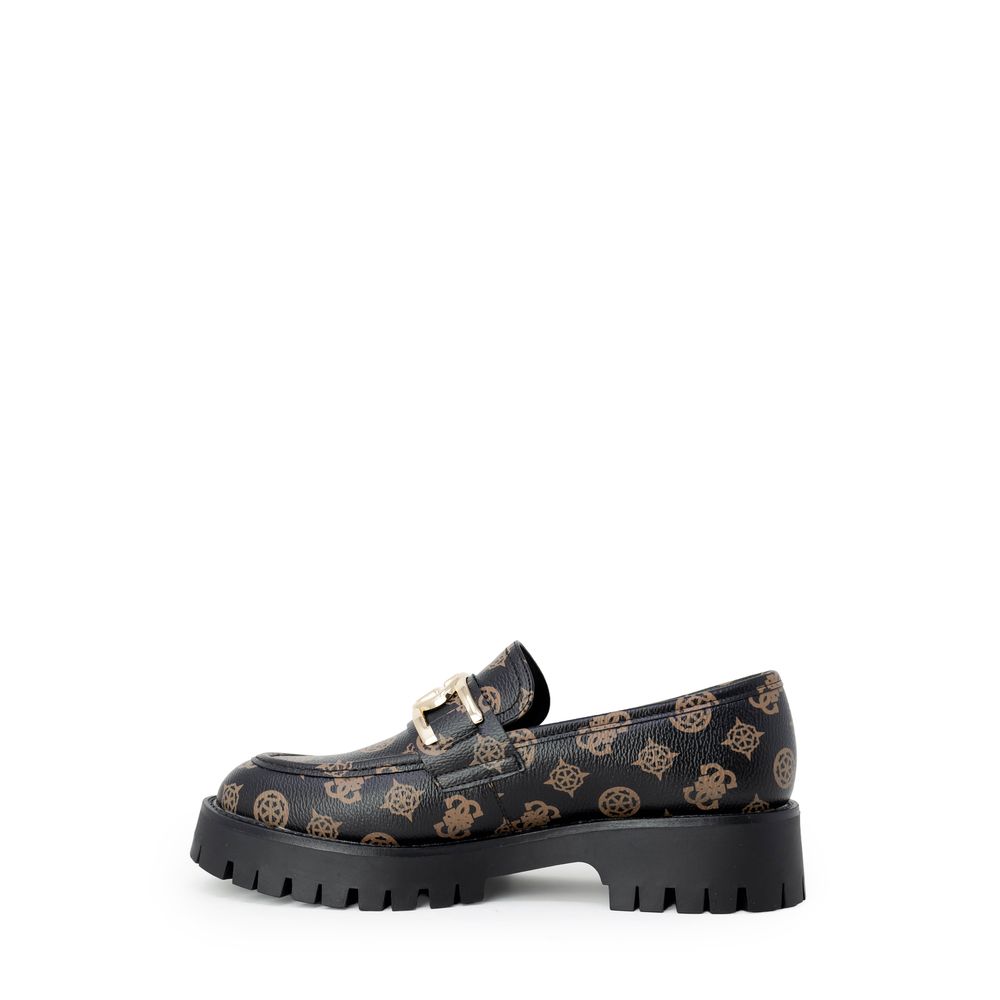Guess – Flache Schuhe aus Polyethylen in Braun