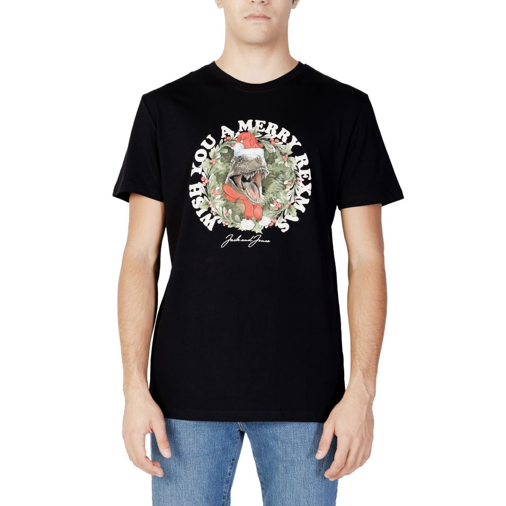 Tricou Jack Jones negru din bumbac
