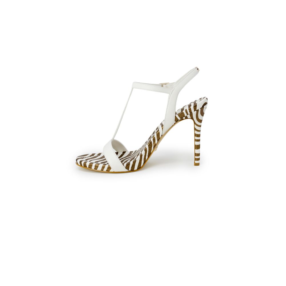 Sandale Guess din piele albă