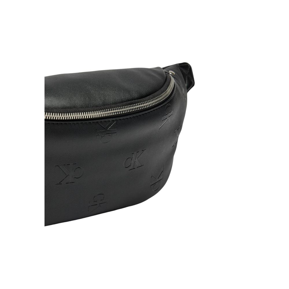 Calvin Klein Jeans – Schwarze Gürteltasche aus Polyethylen