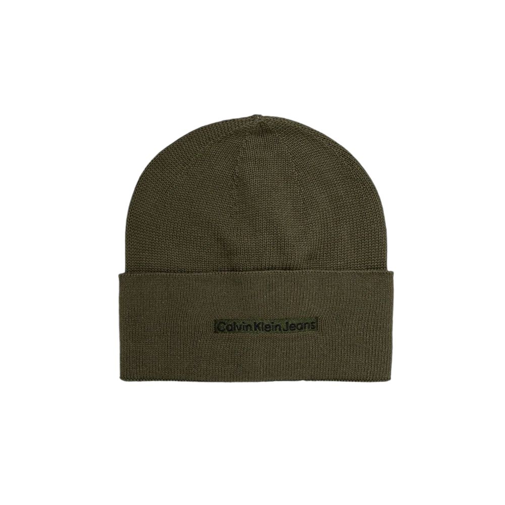 Pălării și șepci Calvin Klein Jeans din bumbac verde