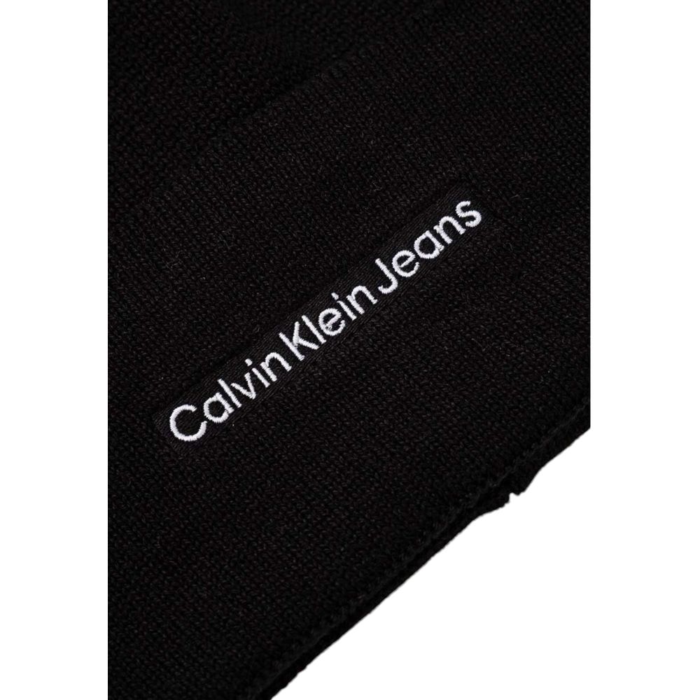 Pălării și șepci Calvin Klein Jeans din bumbac negru