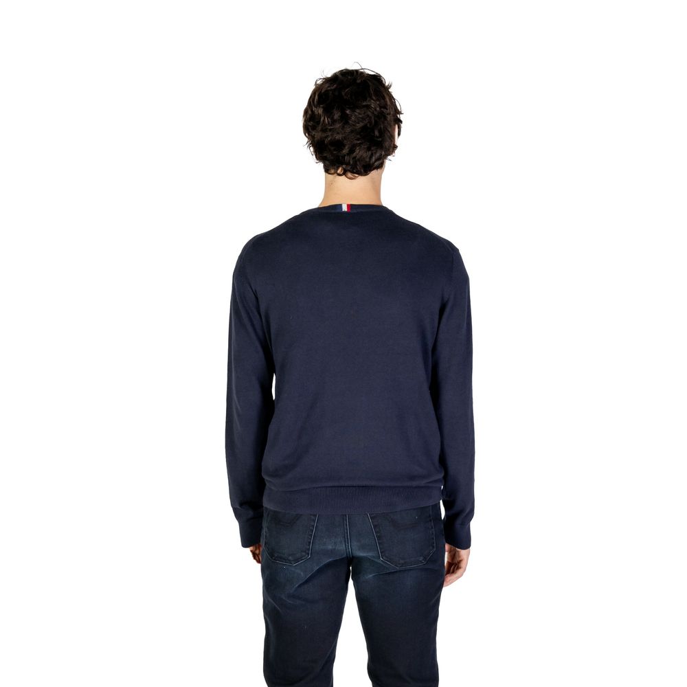 Pulover albastru din bumbac US POLO ASSN.
