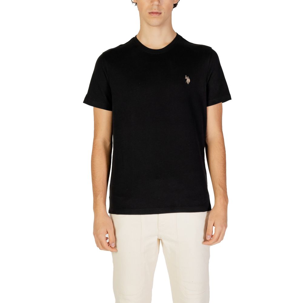 Tricou negru din bumbac US POLO ASSN.