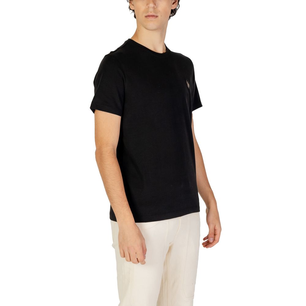 Tricou negru din bumbac US POLO ASSN.