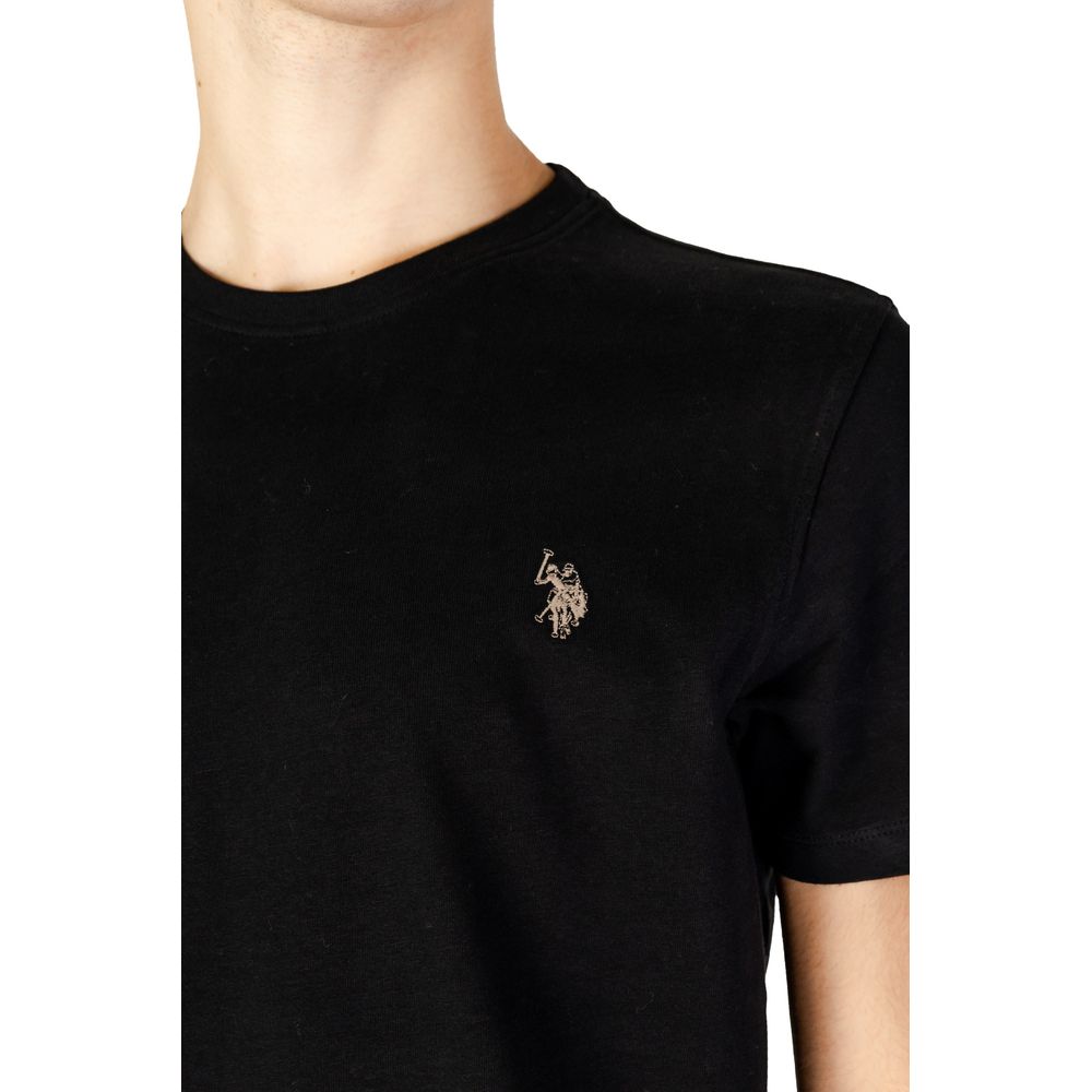Tricou negru din bumbac US POLO ASSN.