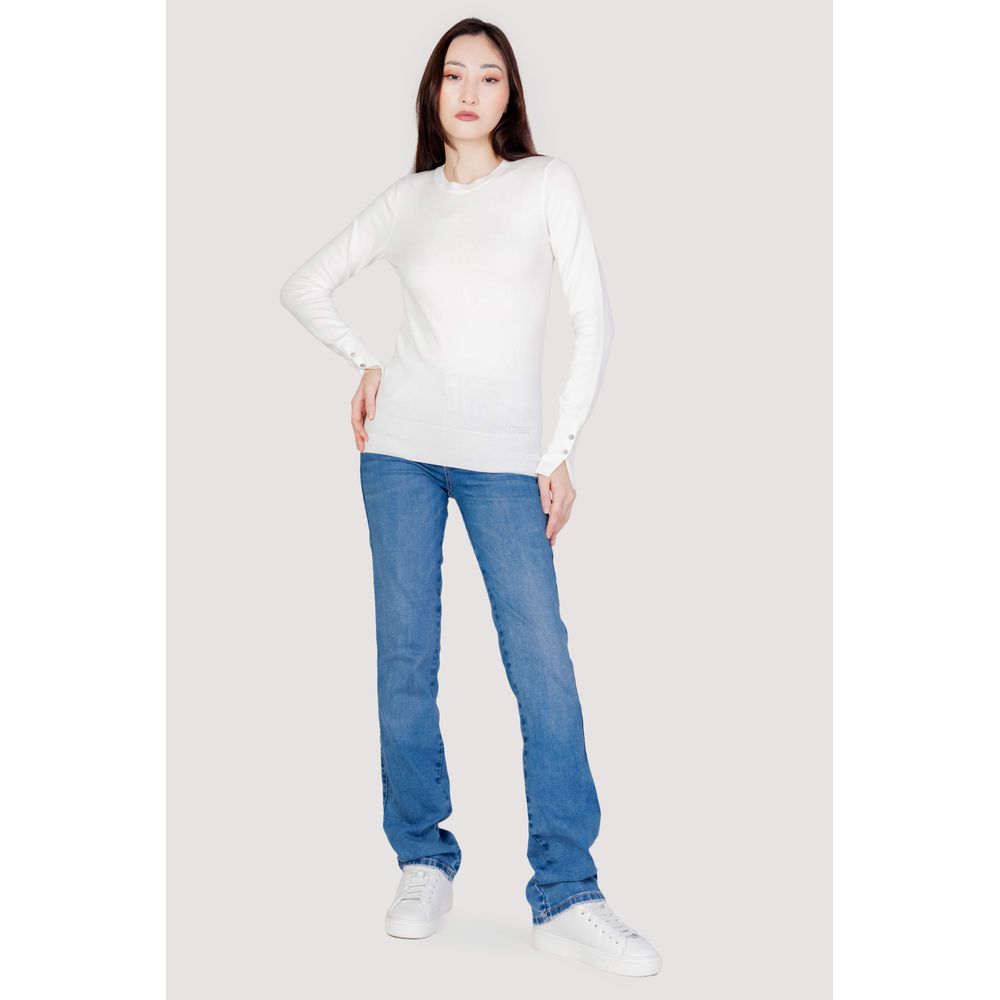 Topuri și tricou Guess din bumbac alb