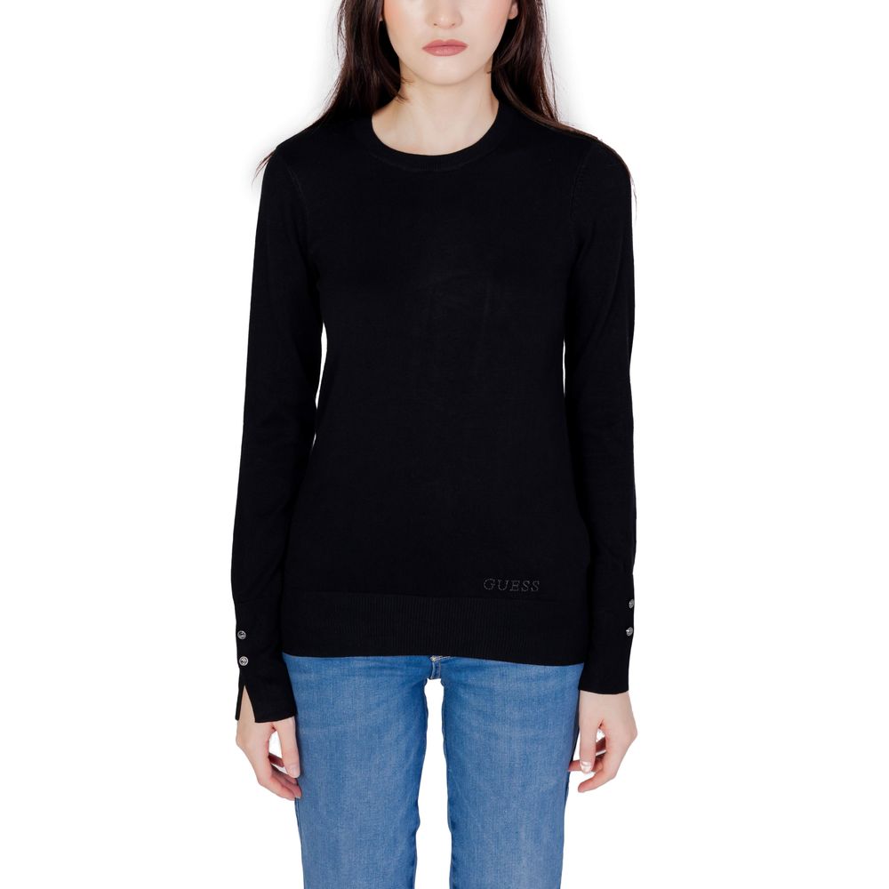 Topuri și tricou Guess din bumbac negru