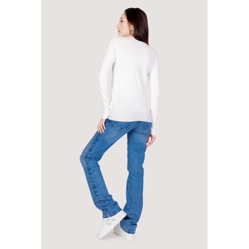 Topuri și tricou Guess din bumbac alb