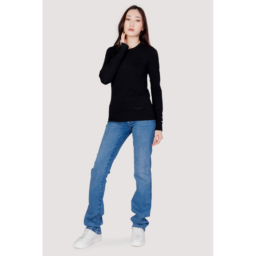 Topuri și tricou Guess din bumbac negru