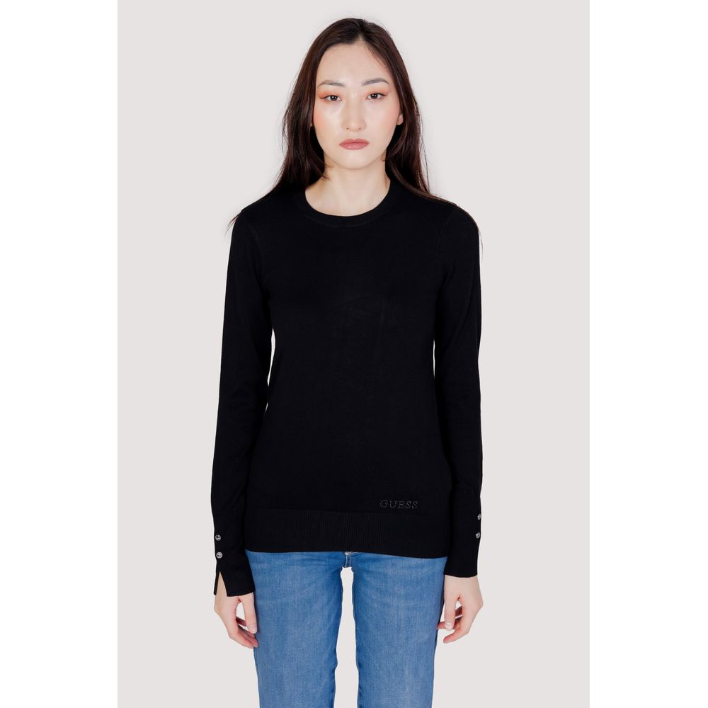 Topuri și tricou Guess din bumbac negru