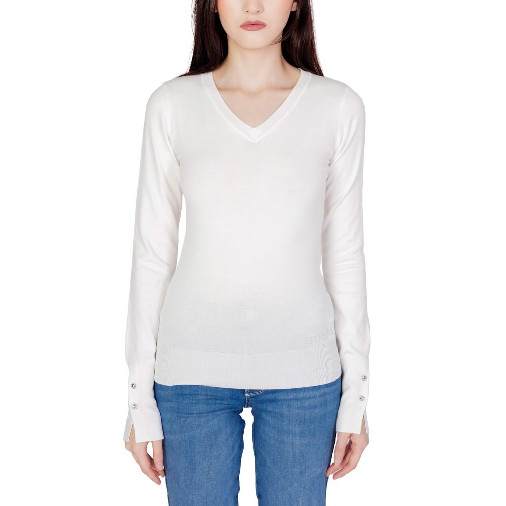 Topuri și tricou Guess din bumbac alb