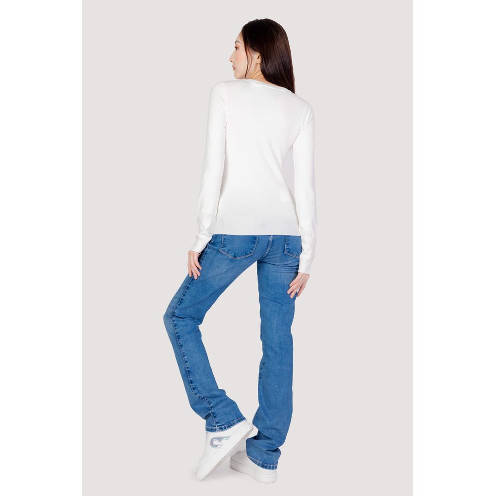 Topuri și tricou Guess din bumbac alb
