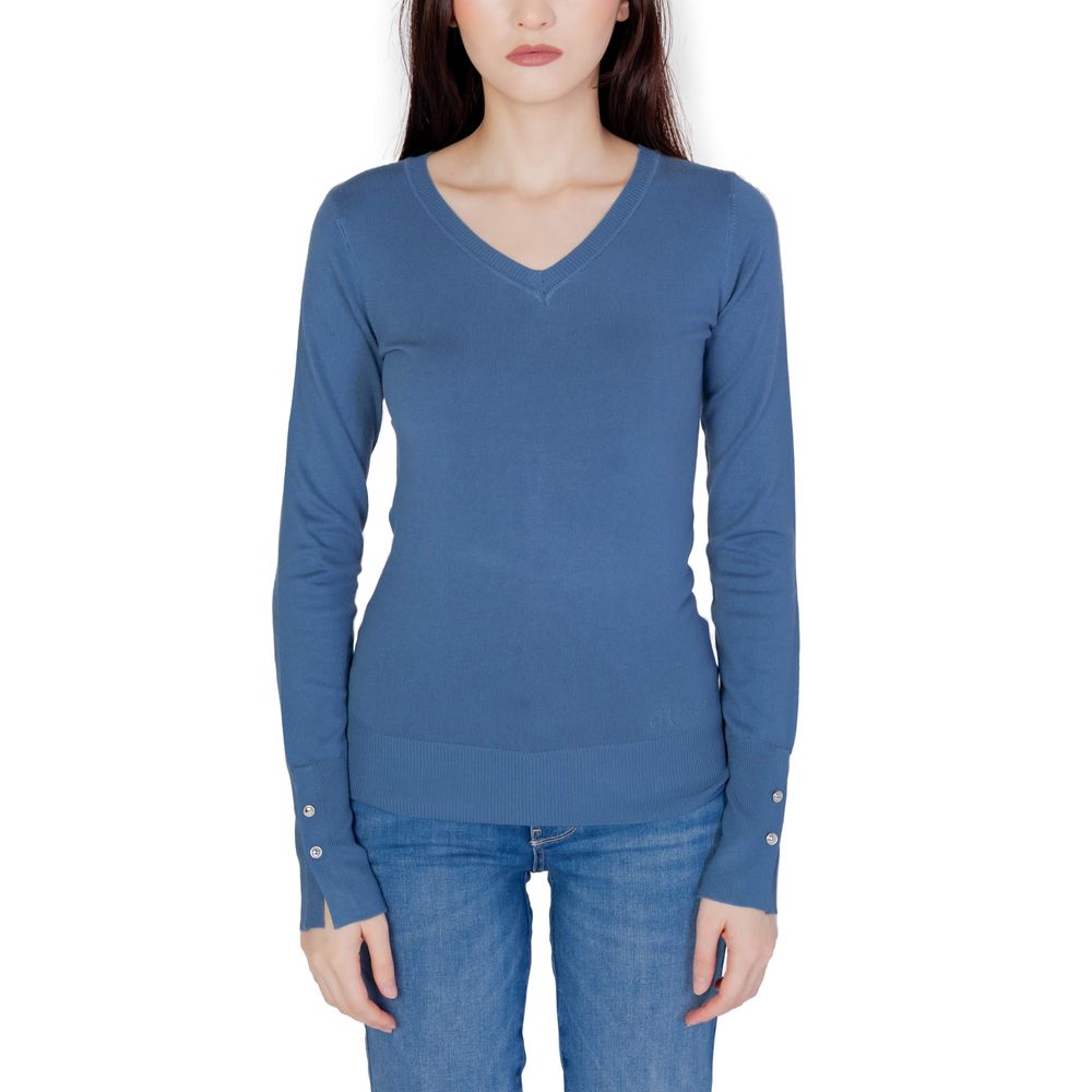 Topuri și tricou Guess din bumbac albastru