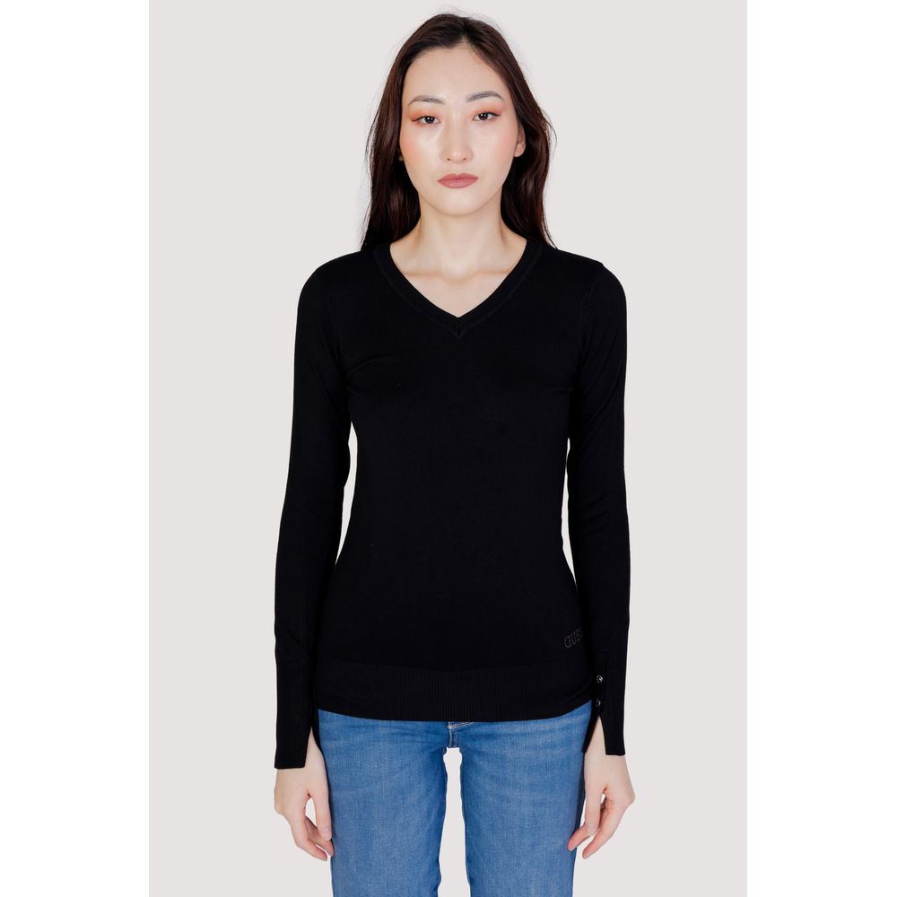 Topuri și tricou Guess din bumbac negru