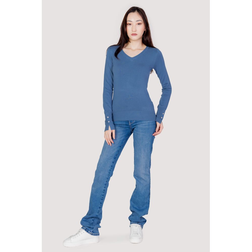 Topuri și tricou Guess din bumbac albastru